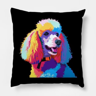 Poodle Pop Art - Dog Lover Gifts Pillow