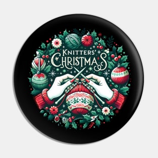 Knit Christmas Pin