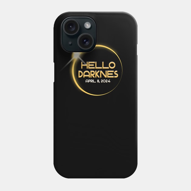 Hello-Darkness-My-Old-Friend Phone Case by Shelter Art Space