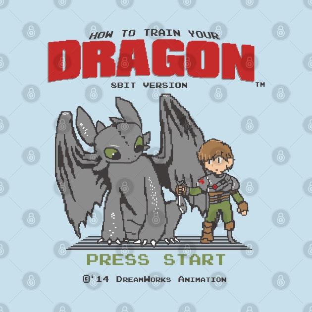 How To Train Your Dragon 8Bit Version by Akiwa