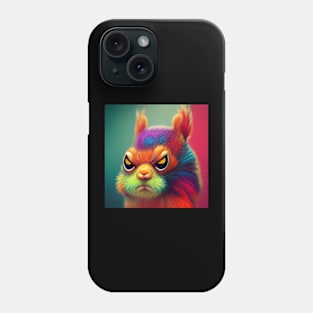 Angry squirrel Phone Case