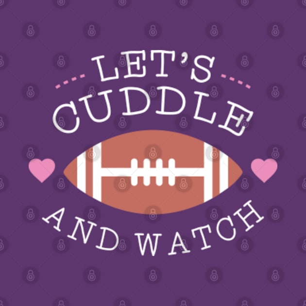 Cuddle And Football by VectorPlanet