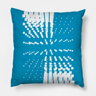 Blue Geometric galaxy pattern Pillow