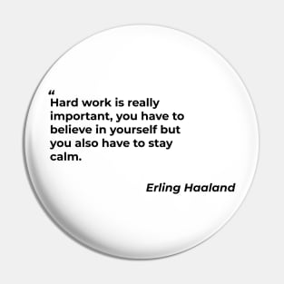 Quotes from Erling Haaland Pin