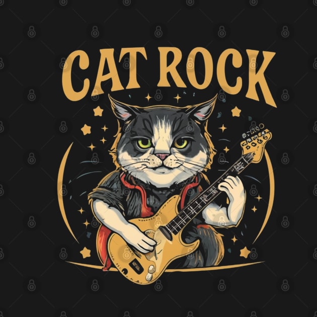 Cat rock bassist by Aldrvnd