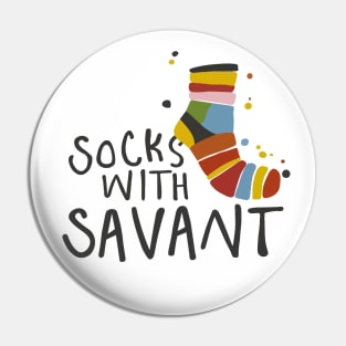 Socks with Savant Pin