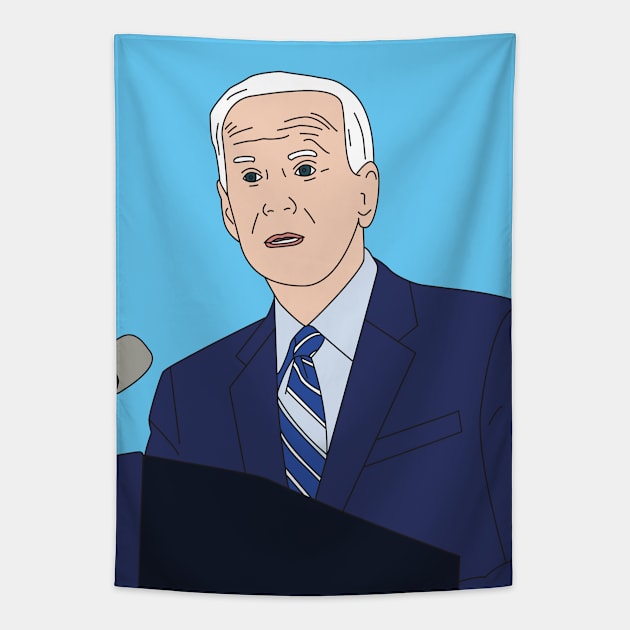 Joe Biden Tapestry by mrcatguys