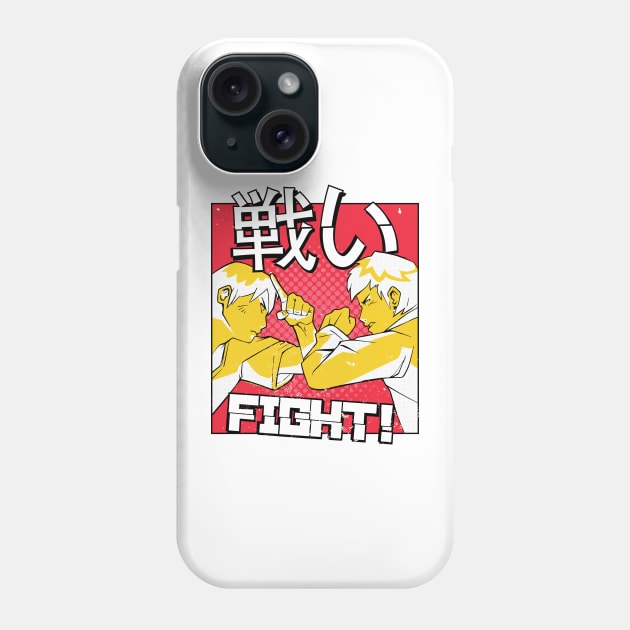 Anime Fight Phone Case by Toda Loca
