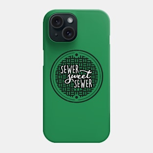 Funny Ninjas NYC Sewer Home Sweet Home Typography Slogan Phone Case