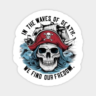 Skull pirate Magnet