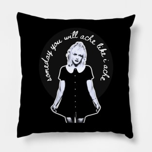 doll parts bw Pillow