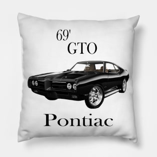 69 GTO Pontiac Pillow