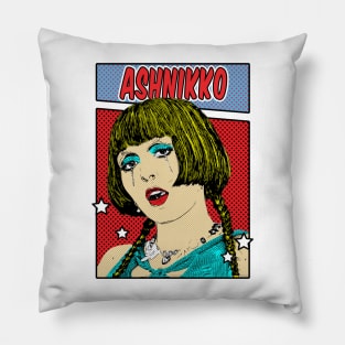 Ashnikko Pop Art Comic Style Pillow