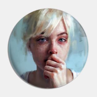 crying portrait ~ painting ~ prints Pin