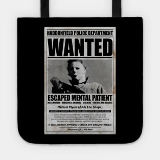 Michael Myers WANTED Tote