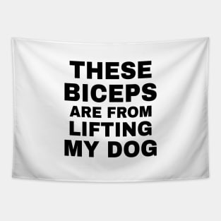 These Biceps are from Lifting My Dog Tapestry