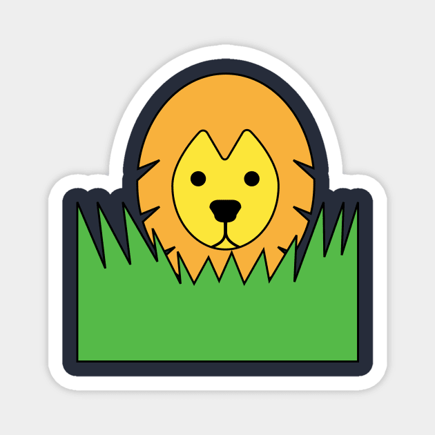 King of the Jungle Magnet by Alison Diamond