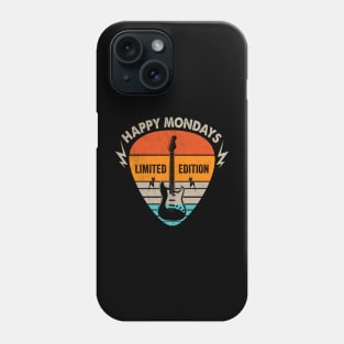 Vintage Happy Mondays Name Guitar Pick Limited Edition Birthday Phone Case