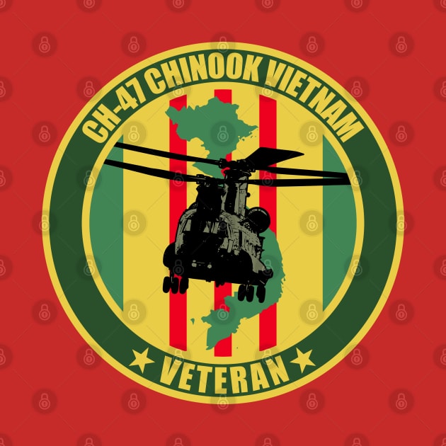 CH-47 Chinook Vietnam Veteran by TCP