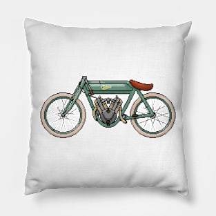 Vintage Board Track Racer Pillow