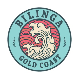 Bilinga Australia Surf Badge T-Shirt