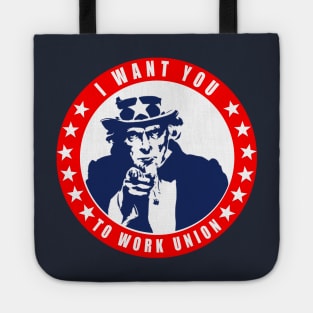 Funny Uncle Sam - Work Union Tote