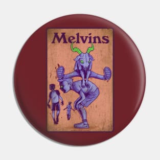 Melvins//Tour Poster Re-Design Pin