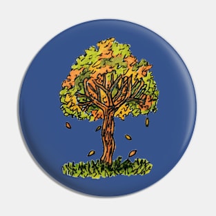 Autumn Tree Pin
