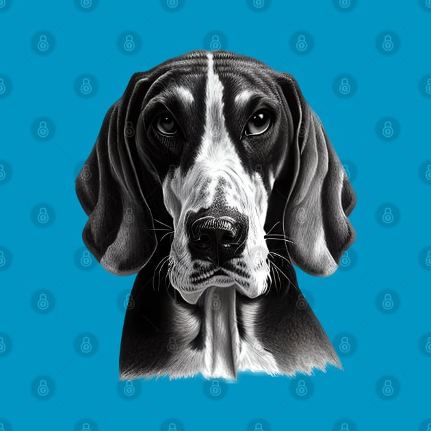 American English Coonhound Dog by KayBee Gift Shop