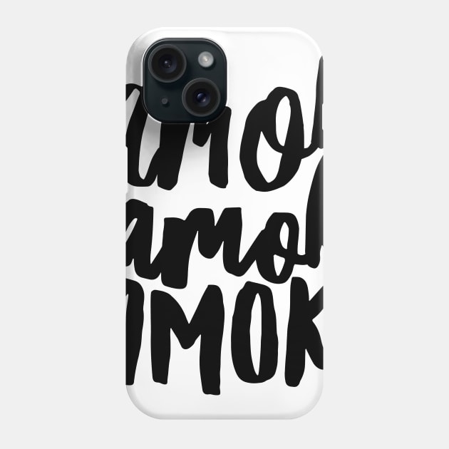 Amok Amok Amok! (black) Phone Case by tracimreed