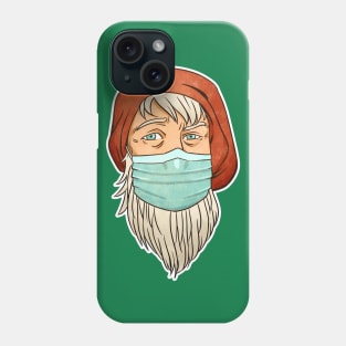 Santa Wearing Mask Phone Case