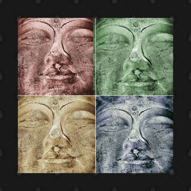 4 Faces Buddha by TheMonkeyKingArts