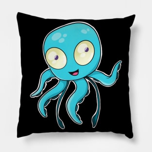 Cute Octopus Chibi Kraken Kawaii Squid Sea Dweller Pillow