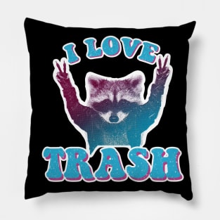 I Love Trash Pillow