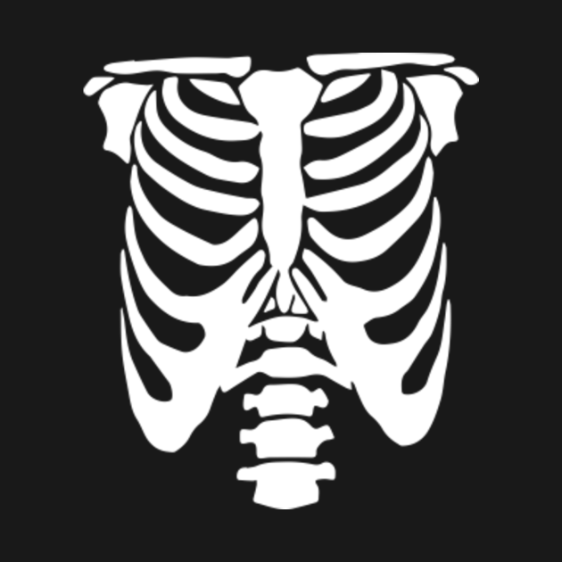 body skeleton / Skeleton Rib Cage - Skull Art Design - T-Shirt | TeePublic