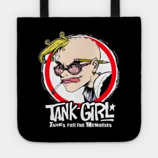 Tank Girl Circle (Black Print) Tote