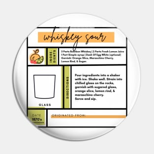 Whiskey Sour Pin