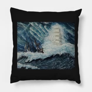 THE FLYING DUTCHMAN AND THE HAND OF DOOM Pillow