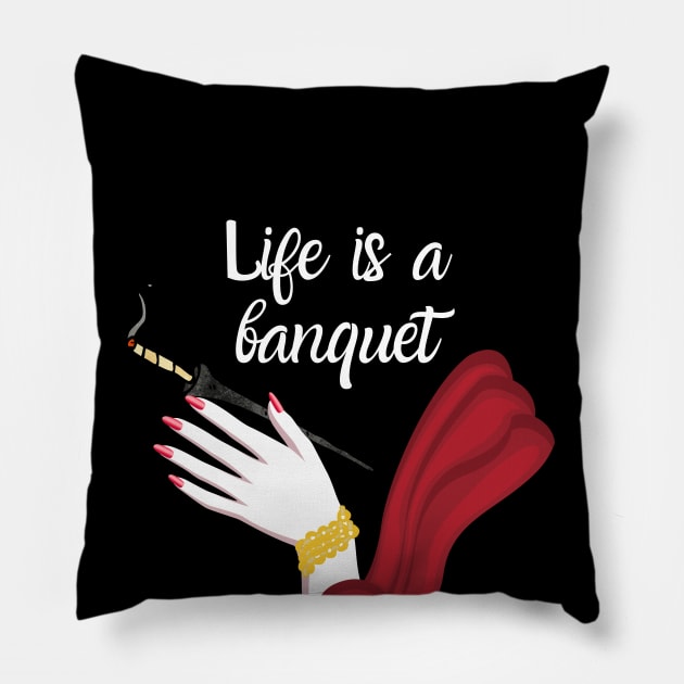 Auntie Mame Pillow by MidMod