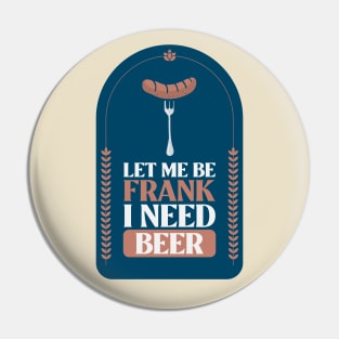 oktoberfest sausage beer Pin