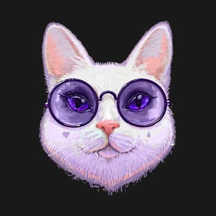 Cat in glasses T-Shirt