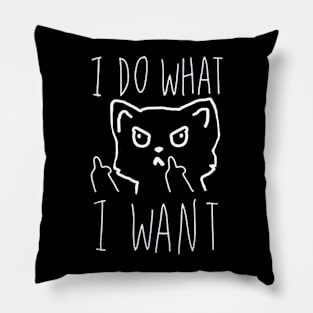 I Do What I Want Pillow