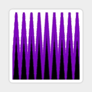 Wave Design Purple Magnet