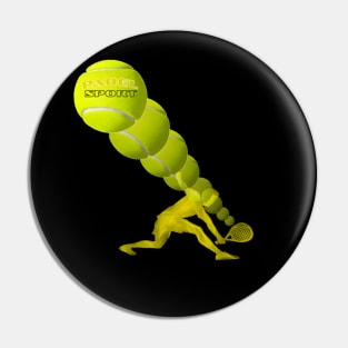 Padel sport 7 yellow Pin