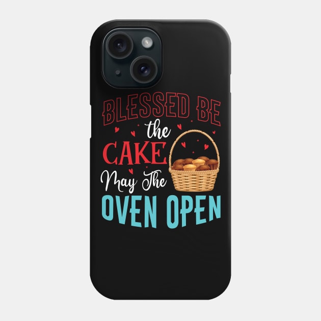 Blessed be the cake may the oven open - a cake decorator design Phone Case by FoxyDesigns95