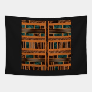 Traditional African Kente Seamless Pattern Tapestry