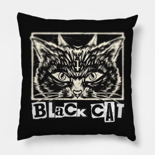 Black Cat Pillow