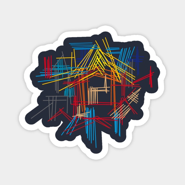 architecture - color design Magnet by Nikokosmos