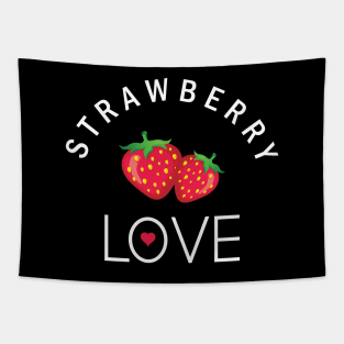 Strawberry Love Fruit Tapestry