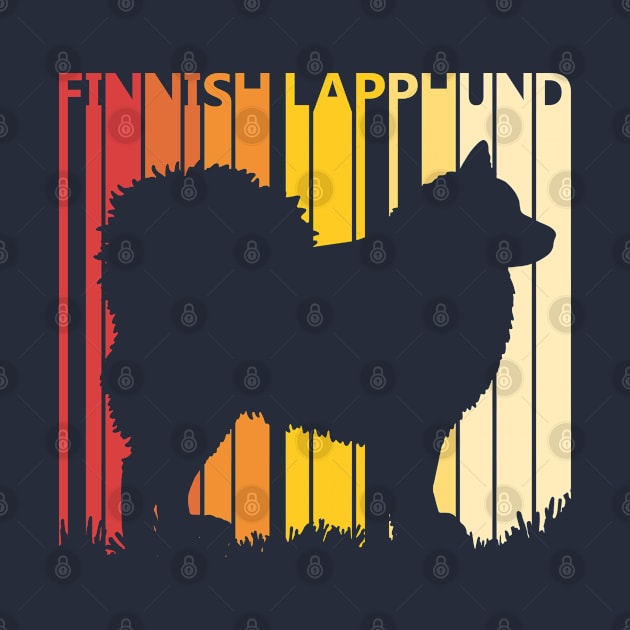 Vintage Finnish Lapphund Dog by GWENT